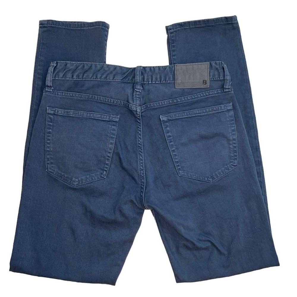 Bonobos Mens Straight Fit Five Pocket Jeans 31X32 English Blue Cotton Stretch - Picture 2 of 10